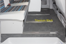 Velours tapijt T5/T6 Beach passagiersruimte met 2-zits bank Black Titanium - 100 708 636